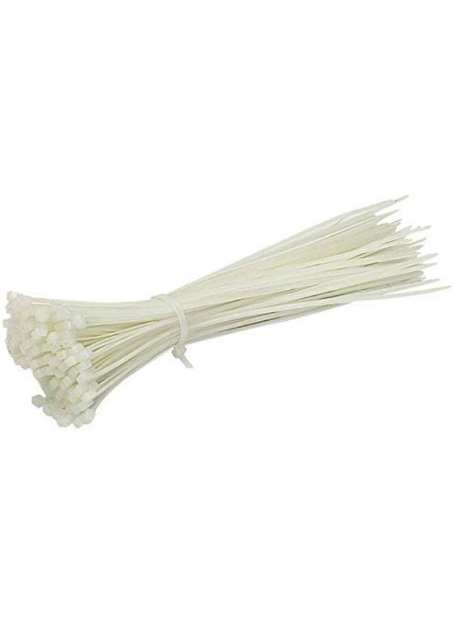 Loquat 100-Piece Cable Tie Set White