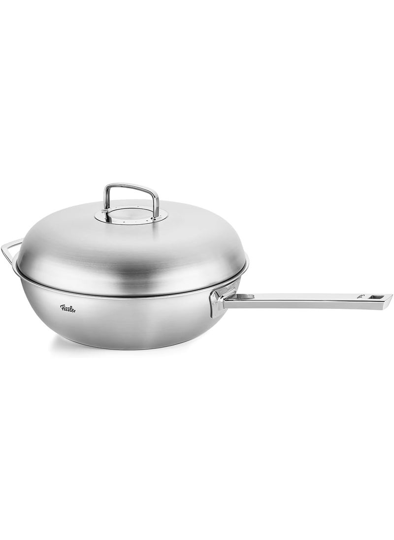 Fissler Fissler OriginalProfi Collection Stainless Steel 126 Inch 67 Quart Multi Ply Wok with High Dome Metal Lid  - Image 1