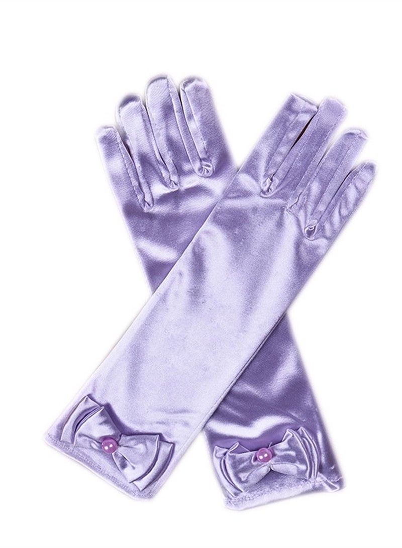 Loquat Princess Elsa Dressed In Gloves Purple 