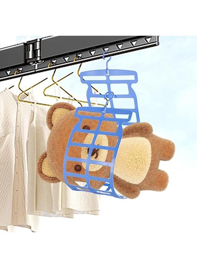 Sleeping Pillow Hanger,Dryer Basket Drying Holder with Double-Hook | Strong Load-Bearing, Multifunctional Clothes Drying Rack for Throw Pillows, Sleeping Pillows - Random Color  - Image 2