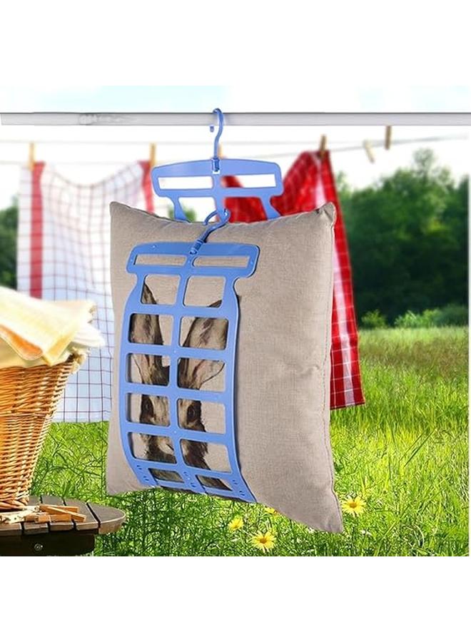 Sleeping Pillow Hanger,Dryer Basket Drying Holder with Double-Hook | Strong Load-Bearing, Multifunctional Clothes Drying Rack for Throw Pillows, Sleeping Pillows - Random Color  - Image 3