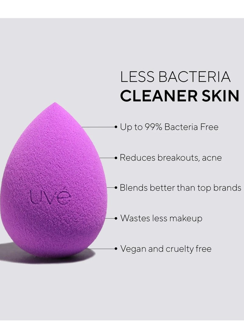 UVe - Violet Antimicrobial Makeup Sponge - Image 1