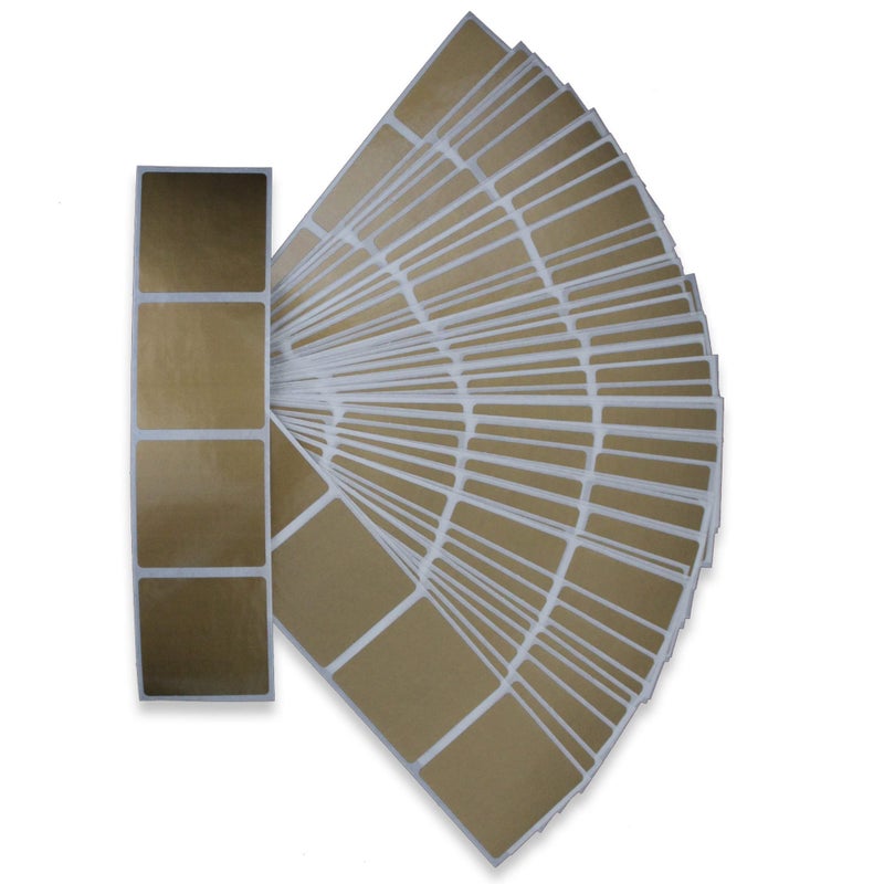 My Scratch Offs 15 Inch Gold Square Scratch Off Label Stickers 250 Pack