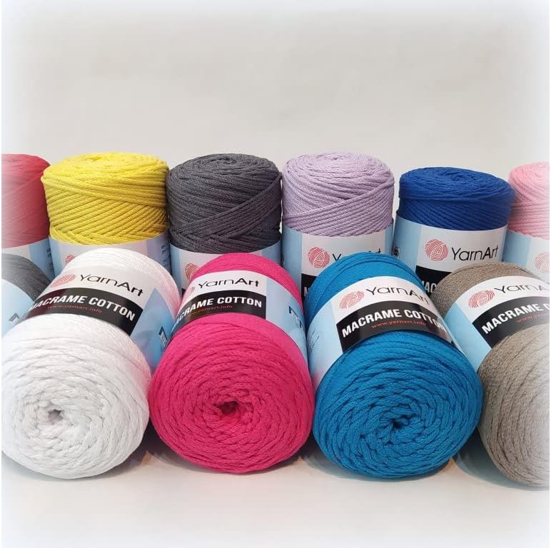 YarnArt YarnArt Macrame Cotton Harmonious Colors Unique Macrame Crafts 880 Oz 24606 Yds 80 Cotton Macrame Rope Macrame Macrame Yarn Weight Medium 755 - Image 4
