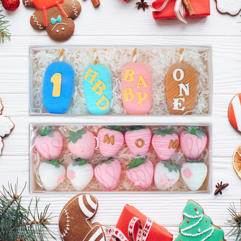 XINHPKGG 20 Pcs Clear Chocolate Covered Strawberries Boxes 12" x4 1/2" x2" Cookie Boxes Bakery Box Treat Box for Wedding Party - Image 3