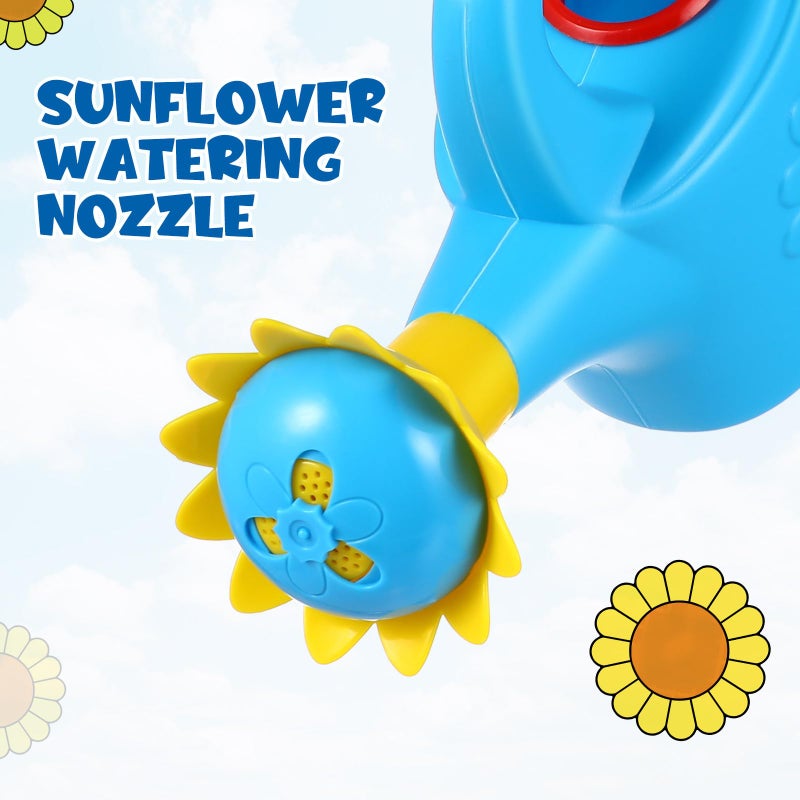 TOYANDONA 2PCS Watering Can Toys, Interesting Plastic Watering Can Toys Play House Garden Watering Can Toys for Children Beach Sand Toys (Random Color) - Image 3