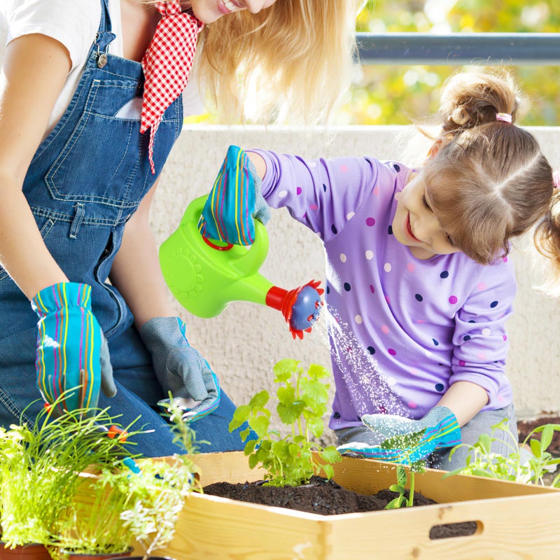 TOYANDONA 2PCS Watering Can Toys, Interesting Plastic Watering Can Toys Play House Garden Watering Can Toys for Children Beach Sand Toys (Random Color) - Image 5