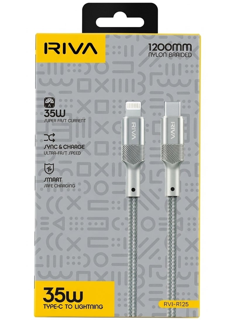RIVA Type-C to Lightning cable,35W, RVI-R125 - Image 1