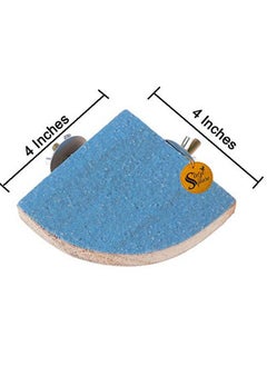 Sage Square Playful Natural Wood Sand Perch Platform Cage Toy For Parrot, Budgies, Cockatiel, Lovebird, Budgerigar, Sun Conure, Finch, African Grey, Canary, Cockatoo, Macaw Birds (4")  - Image 3
