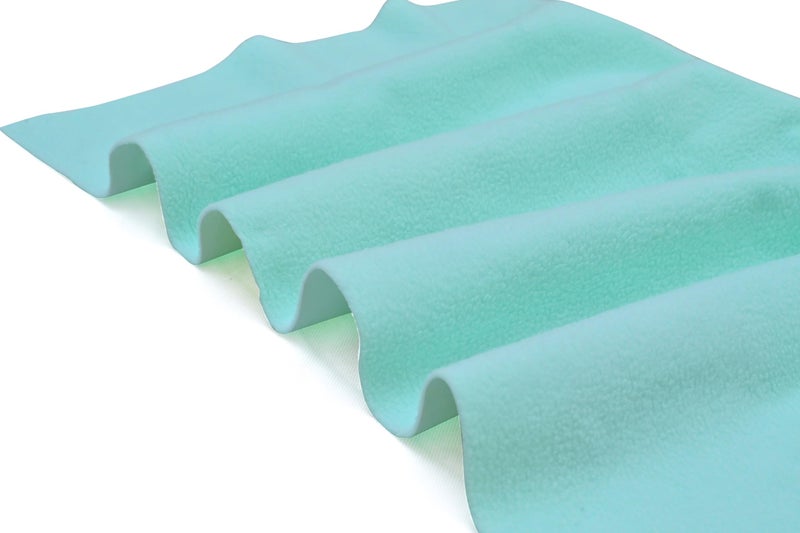 Waterproof Quick Dry Sheet for Baby| Bed Pad Anti-Piling Fleece Extra Absorbent Washable Matress Protector| Baby Bed Protector Sheet for Toddler Children. (SEA Green, Medium)  - Image 2