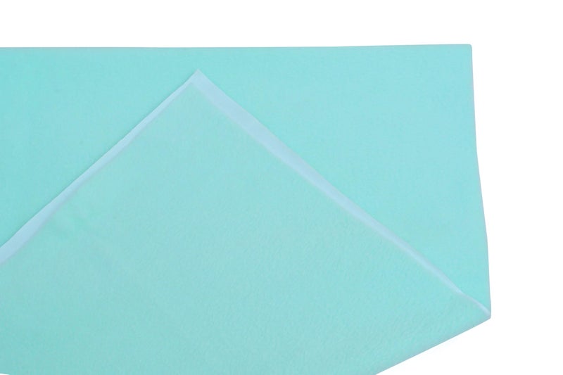 Waterproof Quick Dry Sheet for Baby| Bed Pad Anti-Piling Fleece Extra Absorbent Washable Matress Protector| Baby Bed Protector Sheet for Toddler Children. (SEA Green, Medium)  - Image 4