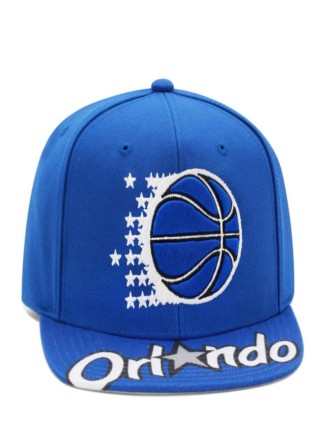 Mitchell & Ness Orlando Magic NBA Swingman Pop Snapback Hat Adjustable Cap - Royal - Image 1