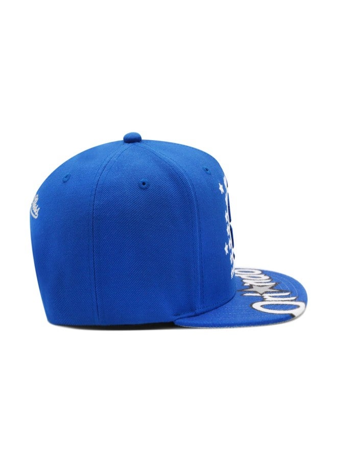 Mitchell & Ness Orlando Magic NBA Swingman Pop Snapback Hat Adjustable Cap - Royal - Image 2