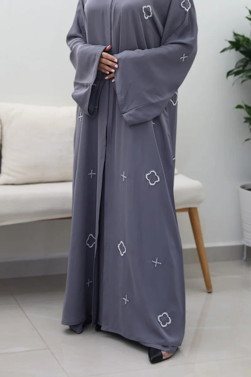 NUKHBAA Whispers of the Heart Abaya-764