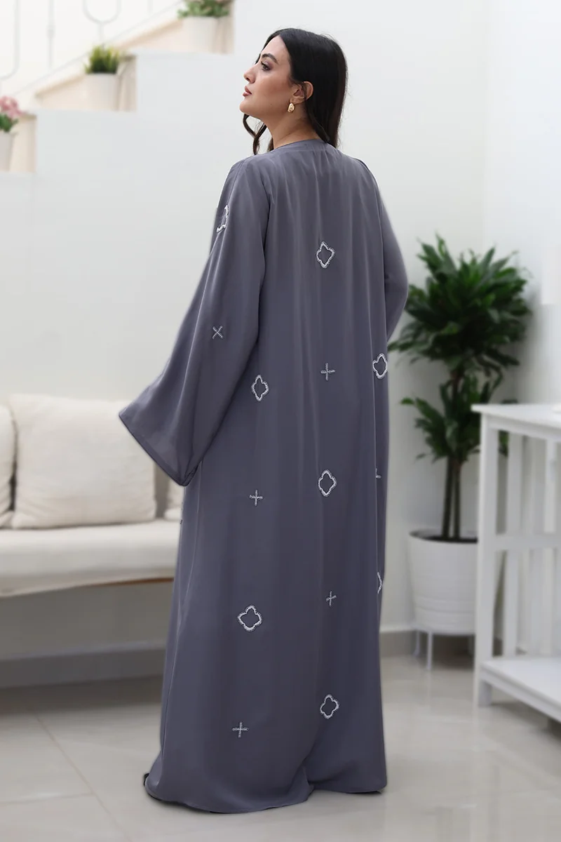 NUKHBAA Whispers of the Heart Abaya-764