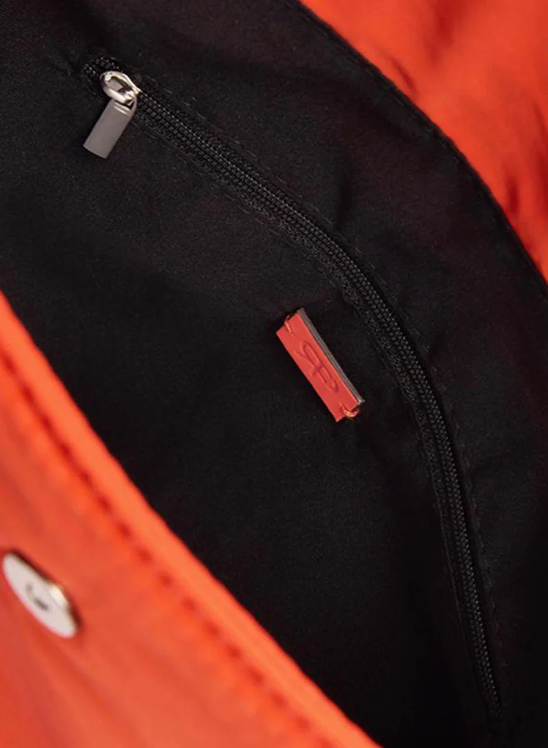 Parfois Orange Nylon Shoulder Bag With Strap for Women | Best Price UAE