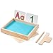 MORITECK Montessori Sand Tray for KidsWriting Play Sand Tray with Lid for Classroom Practice Writing Letters and Numbers - Image 2
