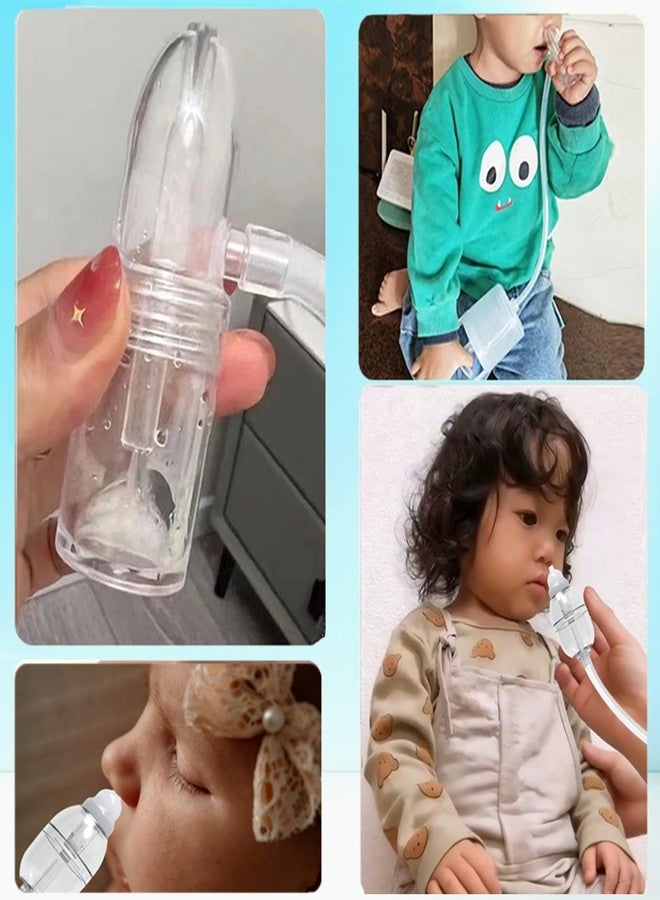 IYYI Nasal Aspirator for Baby, Baby Nose Sucker, Manual Nasal Aspirator Set Includes Hand Pump Snot Sucker+2 Replaceable Infant Tips+Cleaning Brush+ Travel Case(Translucent, Max) - Image 5
