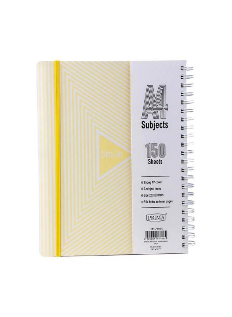 Prima 150-Sheets High Quality Flower A4 Spiral Notebook Assorted Color 220 x 290mm A4 PR-77924 - Image 2