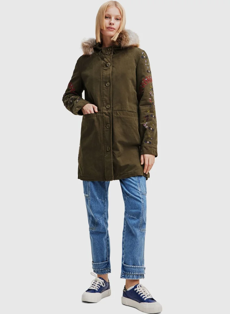 DESIGUAL Longline Padded Coat