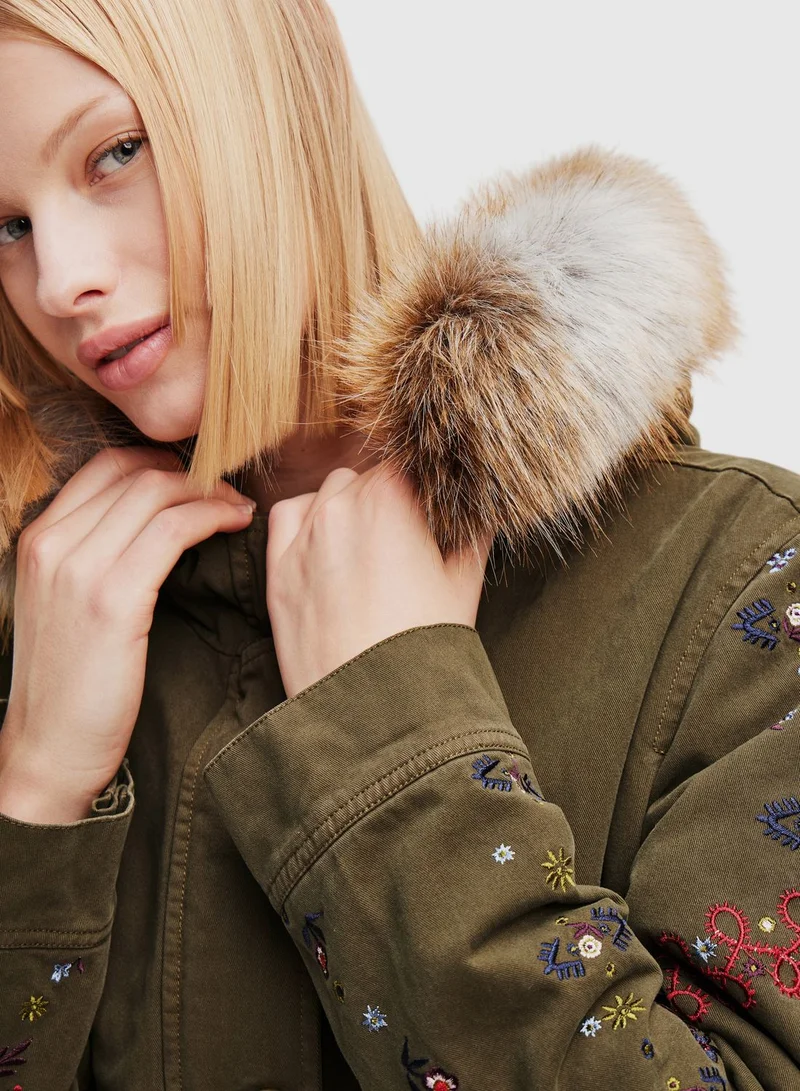 DESIGUAL Longline Padded Coat