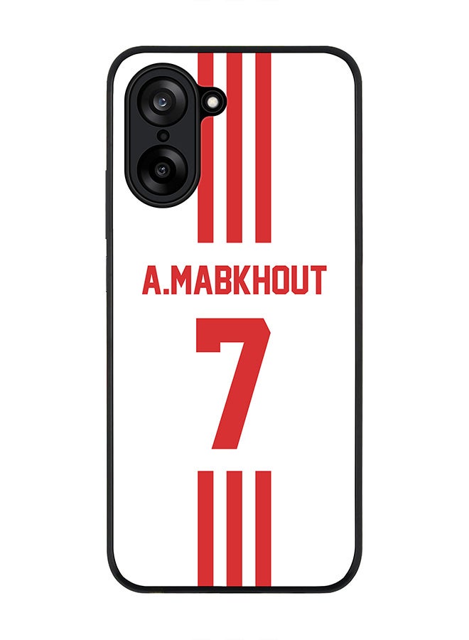 For OnePlus Nord CE5 / Ace 5 Racing Case,Slim fit Camera Protection, Shockproof Thin Phone cover  - Football - UAE,  A.Mabkhout