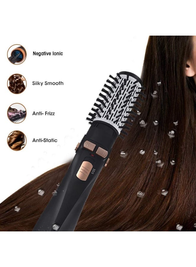 Alissa 4‑in‑1 Hot Air Hair Multi‑Styler – 700W Ionic Paddle + Oval + Curl Brush – One‑Step Dryer, Volumizer & Straightener - Image 3
