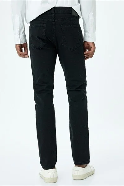 كوتون Brad Slim Black Men's Jeans 5SAM40049ID