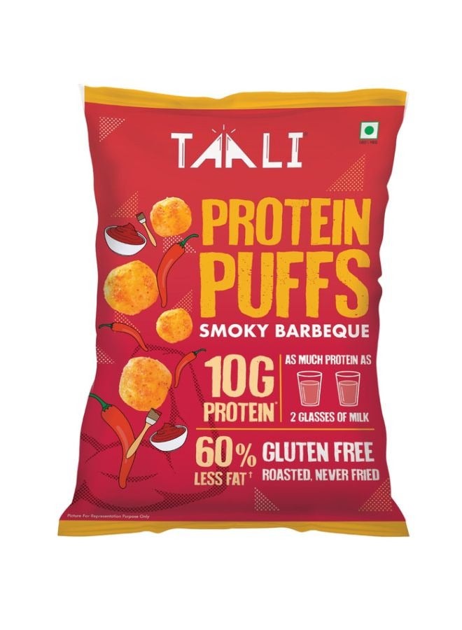 Taali Protein Puffs Smoky Barbeque 60g (10g Protein) 