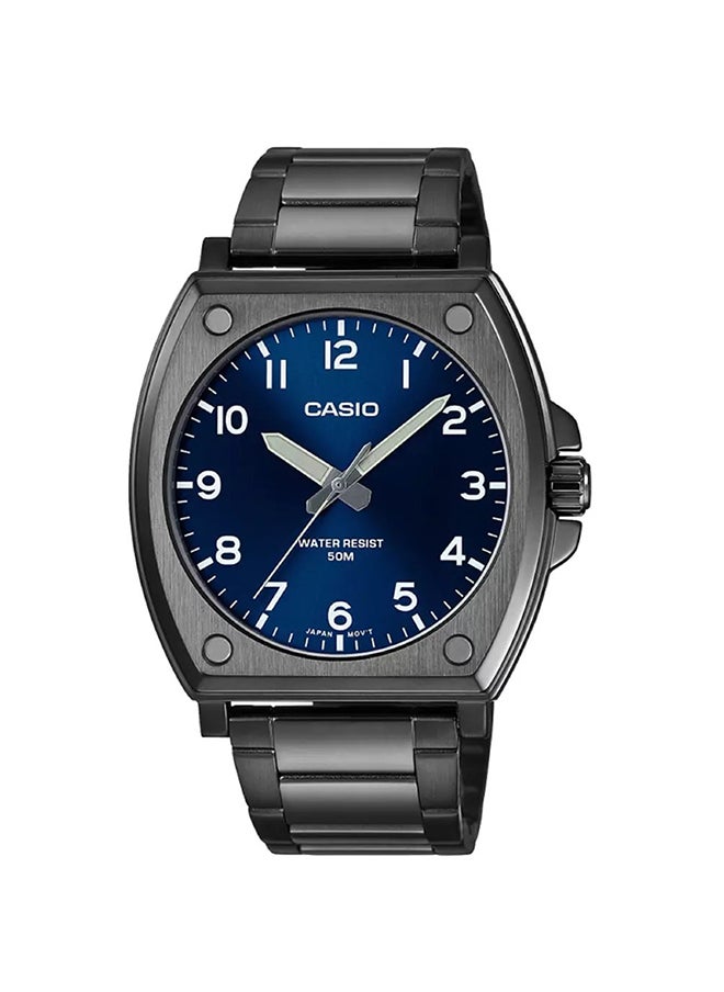 CASIO Men's Watch Analog Black-Ion Plated Steel - Mtp-E730B-2Avdf  - Image 1