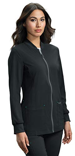 KOI Basics 450 Women's Andrea Jacket (Black, 2X-Large) - Image 1