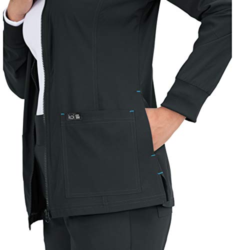 KOI Basics 450 Women's Andrea Jacket (Black, 2X-Large) - Image 4