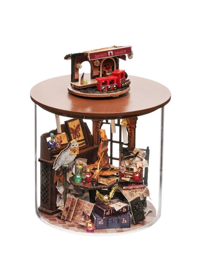 Bluejw DIY Cabin Dream Bottle Handmade Assembled 3D Architectural Model Table Ornaments Exquisite Girls Gift - Image 1