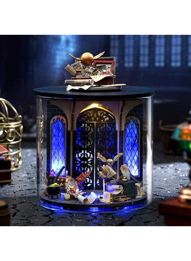 Bluejw DIY Cabin Dream Bottle Handmade Assembled 3D Architectural Model Table Ornaments Exquisite Girls Gift - Image 3