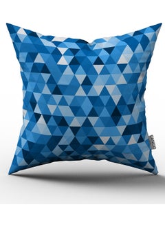 Cango Home Blue Geometric Pillow Cushion Cover 331 