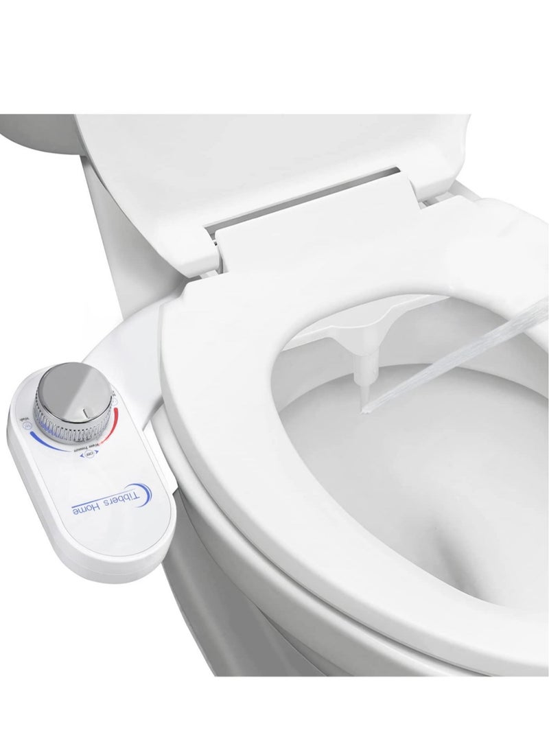 MIXDE Bidet, Bidet Attachment for Toilet, Non-Electric Fresh Water Bidet with Self-Cleaning Nozzle, Easy Home Installation - Image 1