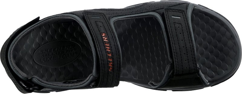 Skechers Men's Tresmen-garo Open Toe Water Sandal, Black, 12 - Image 5