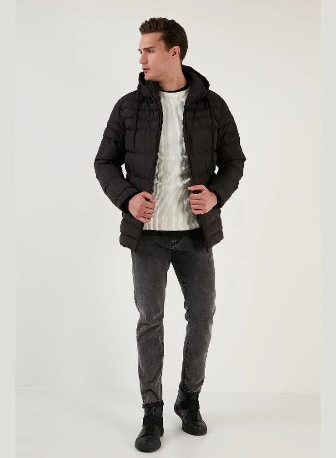 Buratti  Buratti Water Repellent Slim Fit Cold and Windproof Hooded Puffer Jacket for Men JACKET 649005 for Men | Best Price UAE