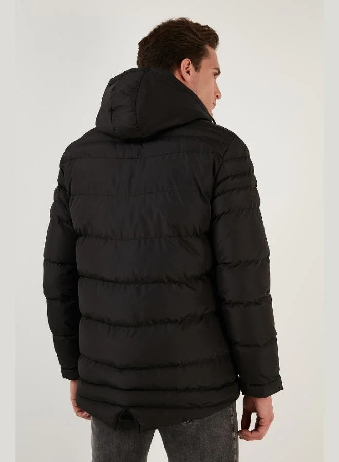 Buratti  Buratti Water Repellent Slim Fit Cold and Windproof Hooded Puffer Jacket for Men JACKET 649005 for Men | Best Price UAE