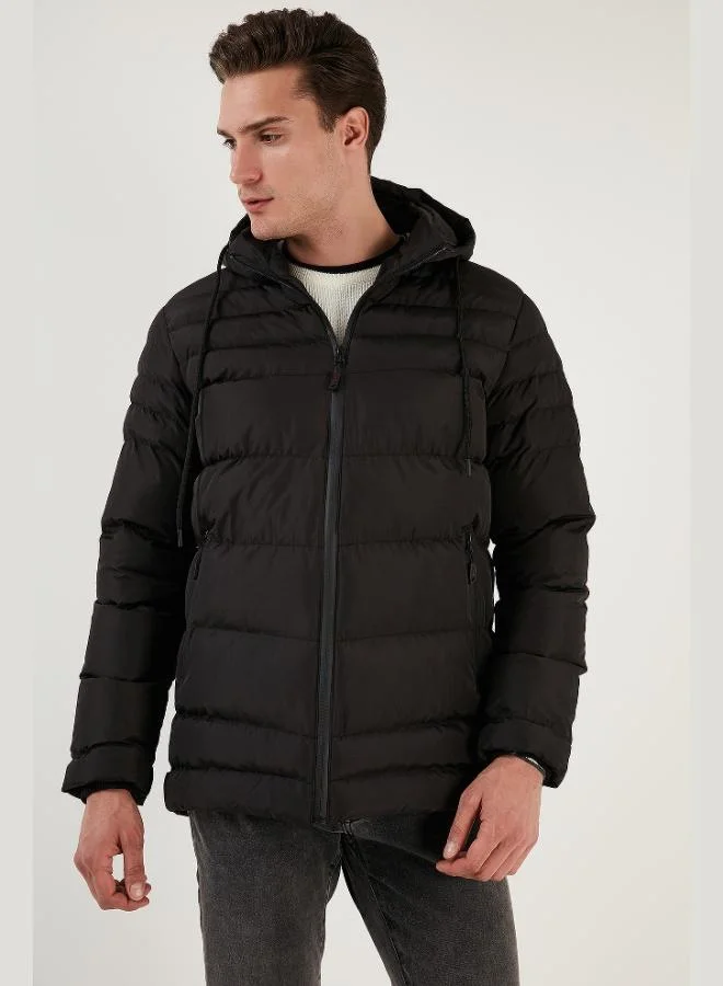 Buratti  Buratti Water Repellent Slim Fit Cold and Windproof Hooded Puffer Jacket for Men JACKET 649005 for Men | Best Price UAE