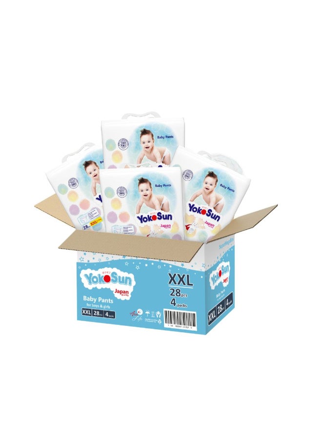YokoSun Baby Diaper Pants Size 6/Xxl 15-23Kg 112Pcs Mega Pack Japan Quality - Image 1
