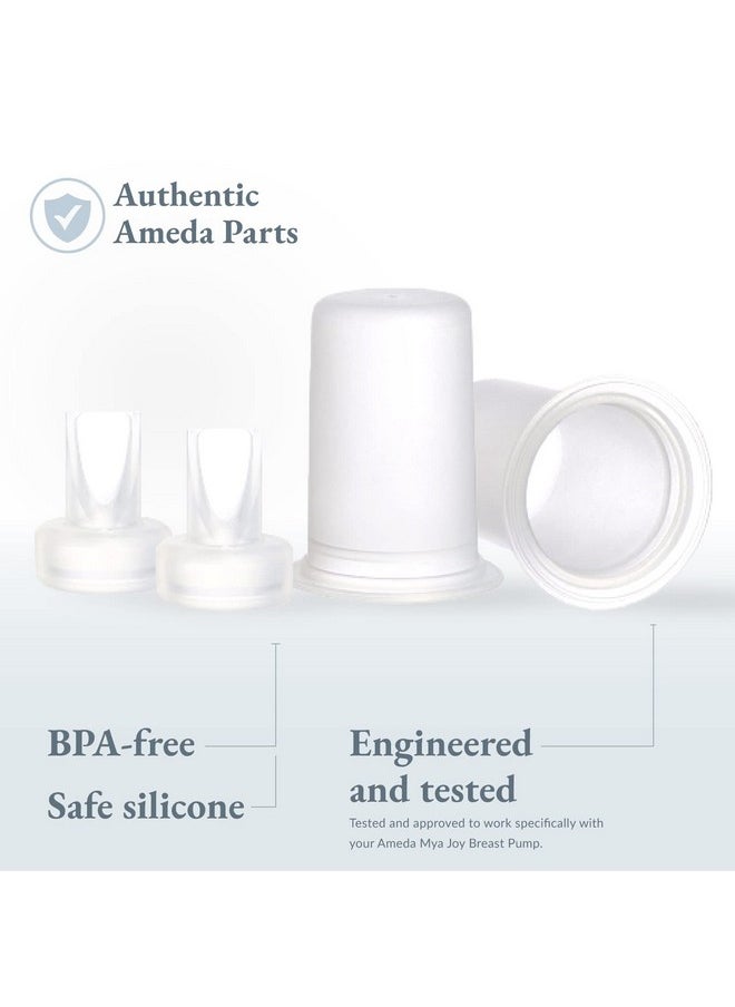 Ameda Universal Spare Parts Kit | Ameda Breast Pump Accessories | Ameda Breast Pump Parts | (2) Diaphragms & (2) Valves | Compatible With Hygienikit, Mya Joy, Mya Joy Plus & Pearl | Ameda Pump Parts  - Image 2