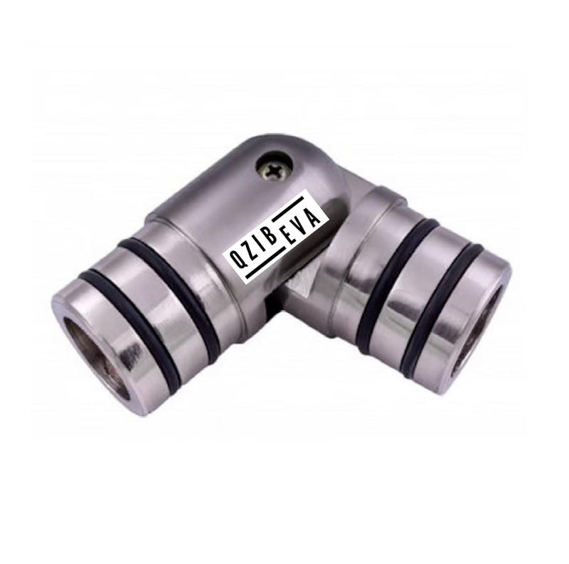 QZIBEVA 1 Pack 3 Inch Curtain Rod Jointer Connector for 1 Inch Rods Insert Inside MethodCan Use Straight or Bend Code SLBZ5B12 - Image 1