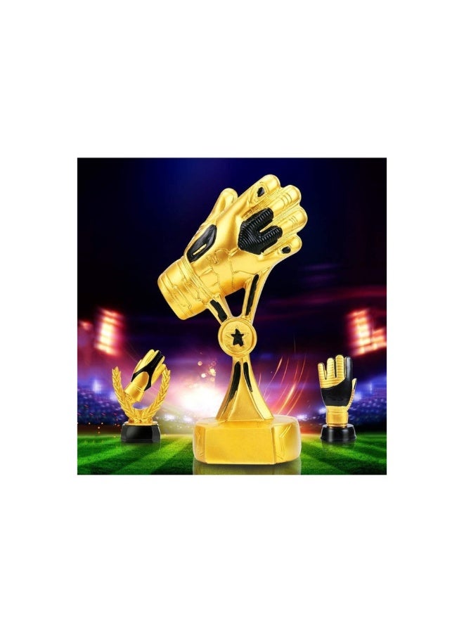 Elegant Resin Football Award Trophy – 19.5cm Glove Design, Perfect for Tournaments, Competitions & Player Recognition Award - Image 2