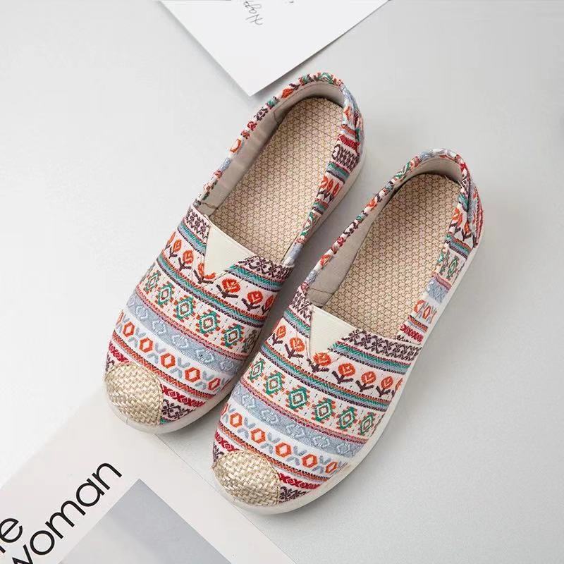 Women's Canvas Slip-On Loafers - Image 3