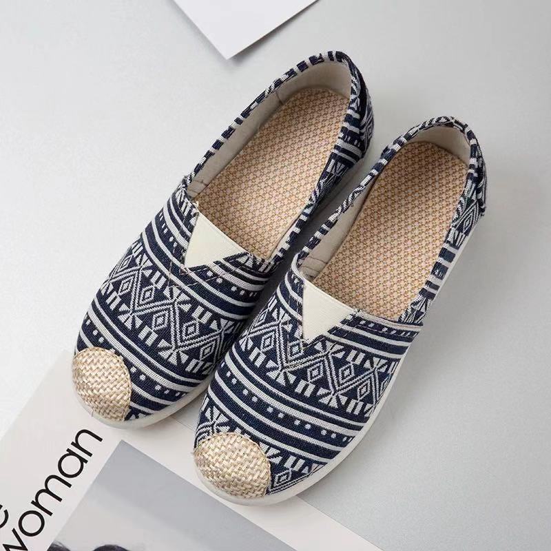 Women's Canvas Slip-On Loafers - Image 4