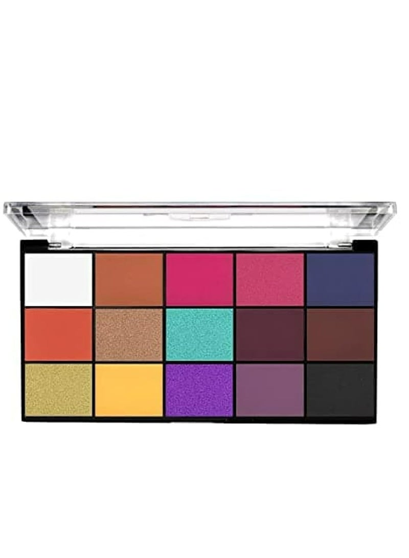 مارس لوحة ظلال العيون مارس فانتاسي 15 ذات صبغة عالية وسهلة المزج | ظلال غير لامعة ولامعة 22.5 جم 03 متعدد الألوان - Image 1