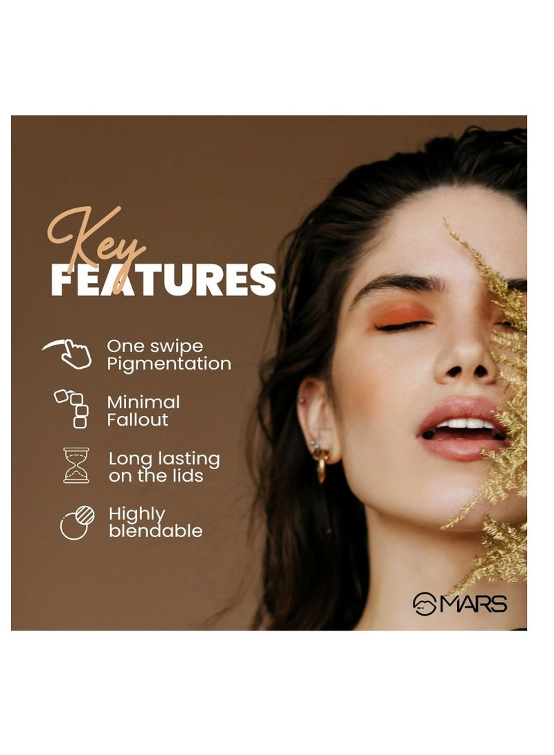 مارس لوحة ظلال العيون مارس فانتاسي 15 ذات صبغة عالية وسهلة المزج | ظلال غير لامعة ولامعة 22.5 جم 03 متعدد الألوان - Image 3