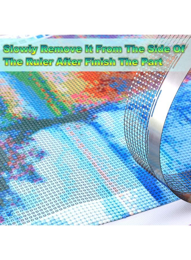 نيبمينينت مسطرة رسم ماسية من 3 قطع فضي - Image 5