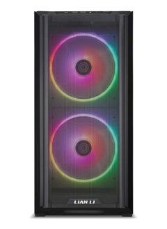 LIAN LI LANCOOL 216 Black Mid-Tower ATX Case, Mesh Front Panel, 2x 160mm ARGB + 1x 140mm PWM Fans Pre-Installed, E-ATX Support, Modular Air/Water Cooling Layout, Tempered Glass Side Panel, USB Type-C, Tool-Less Design, Advanced Cable Management, High-Airflow Design, Black | G99.LAN216RX.00  - Image 4